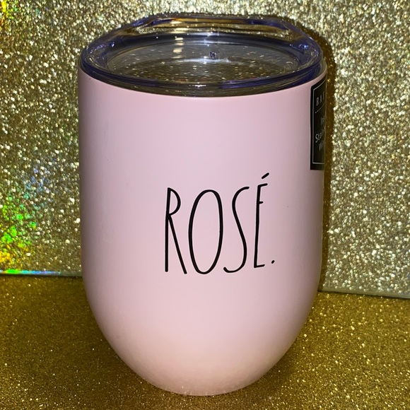 Rae Dunn Rosé wine tumbler - NWT - Picture 1 of 4